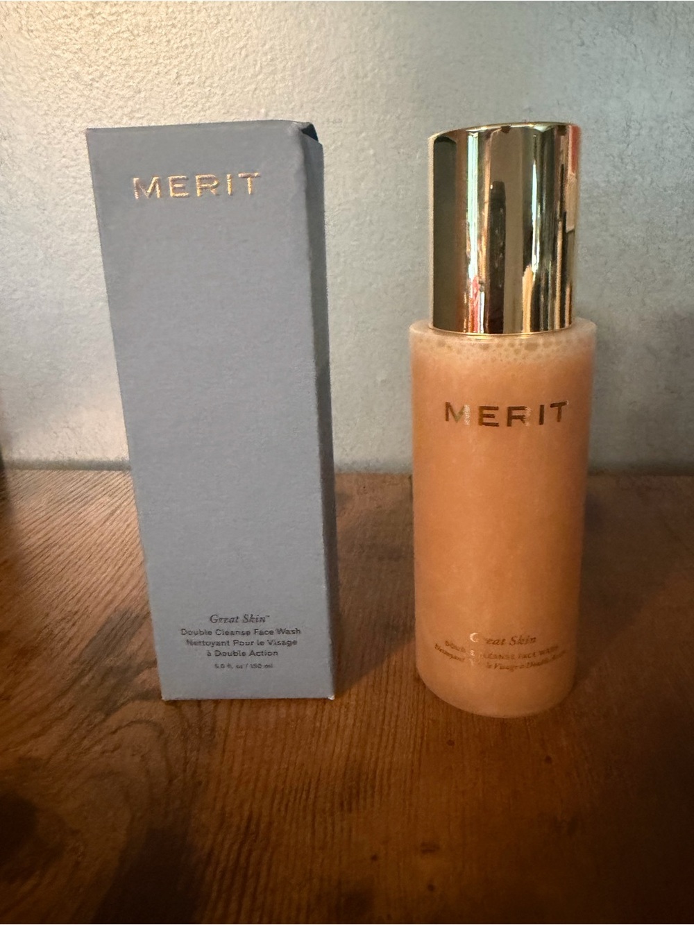 Merit Great Skin Double Cleanse Face Wash 5oz-New in Box-Made In USA-Vegan